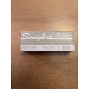 New Swingline 5000pc Staples Standard size 1/4” Length 210 per Strip